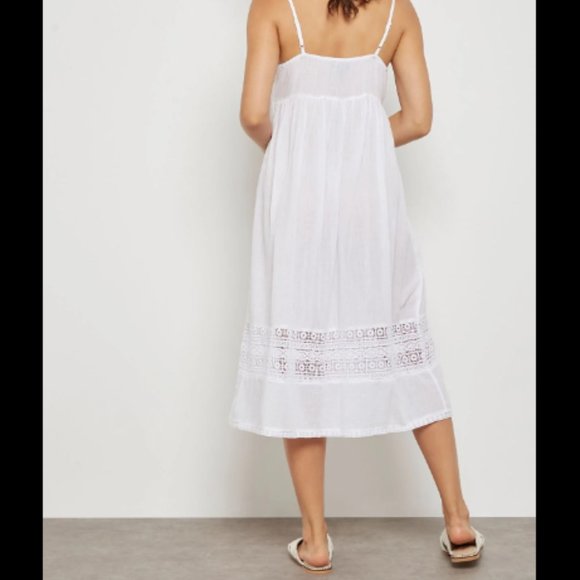 TOPSHOP Lace Frill Midi Dress - Picture 3 of 12